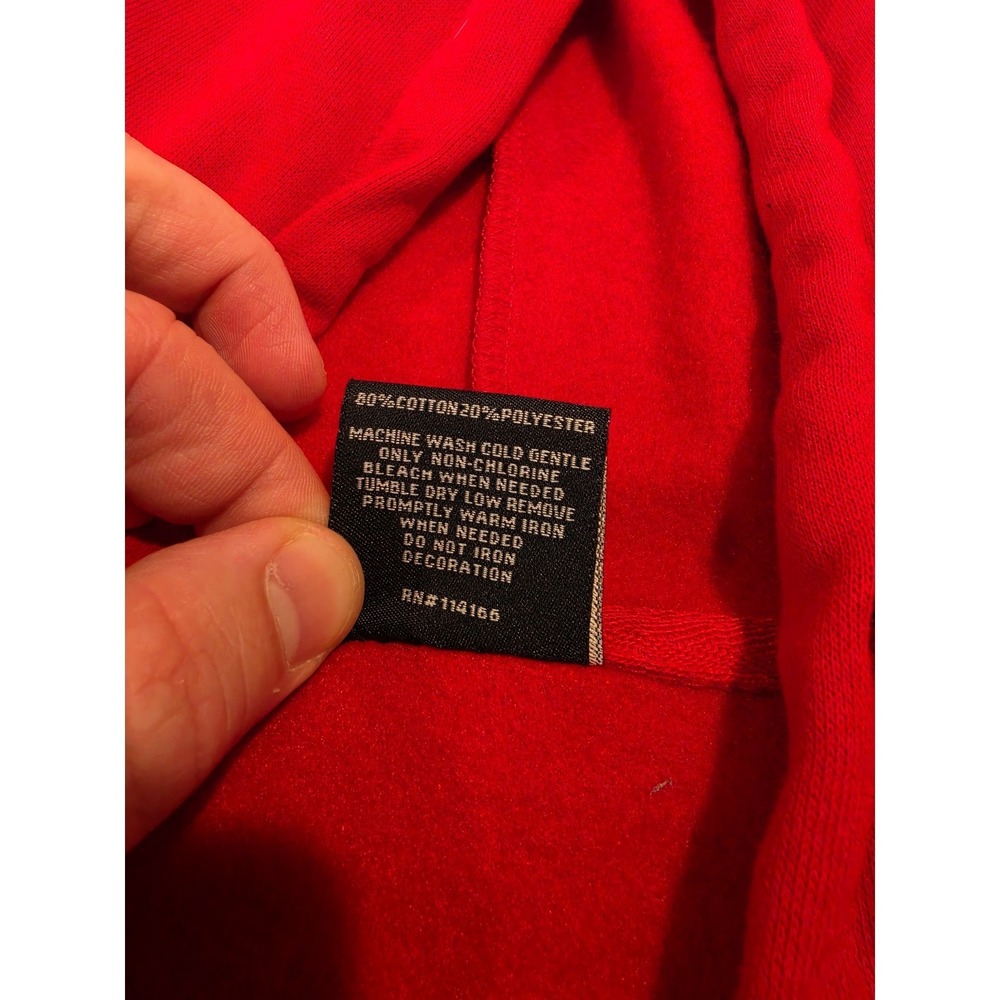 Colosseum Rutgers Scarlet Knights Womens L Hoodie Red Black 1/4 Zip COFZ30892S - Picture 5 of 11